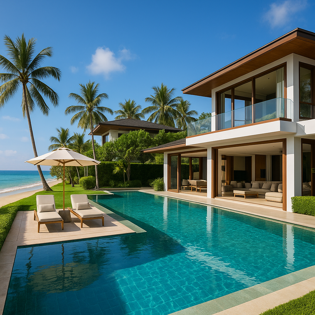 Luksuriøs strandvilla i Phuket med privat pool