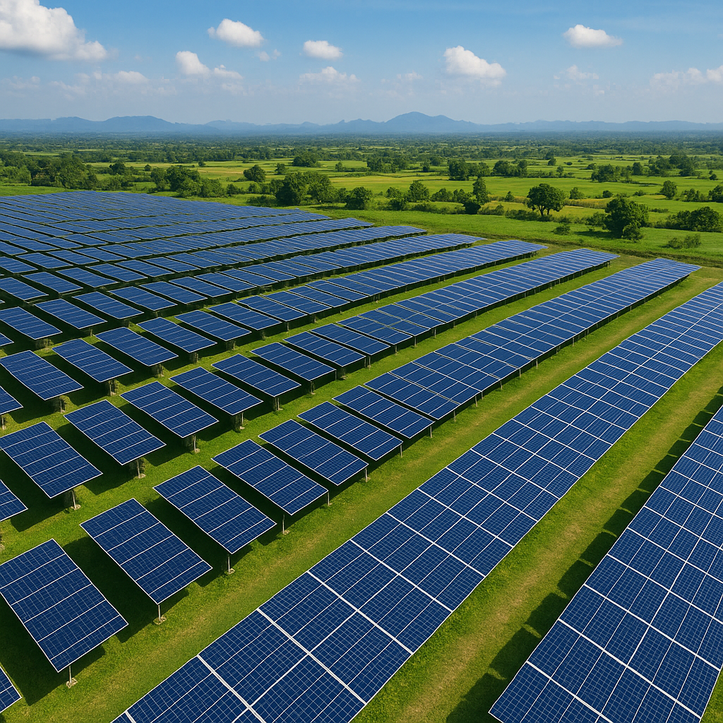 Solenergi projekt i Thailand