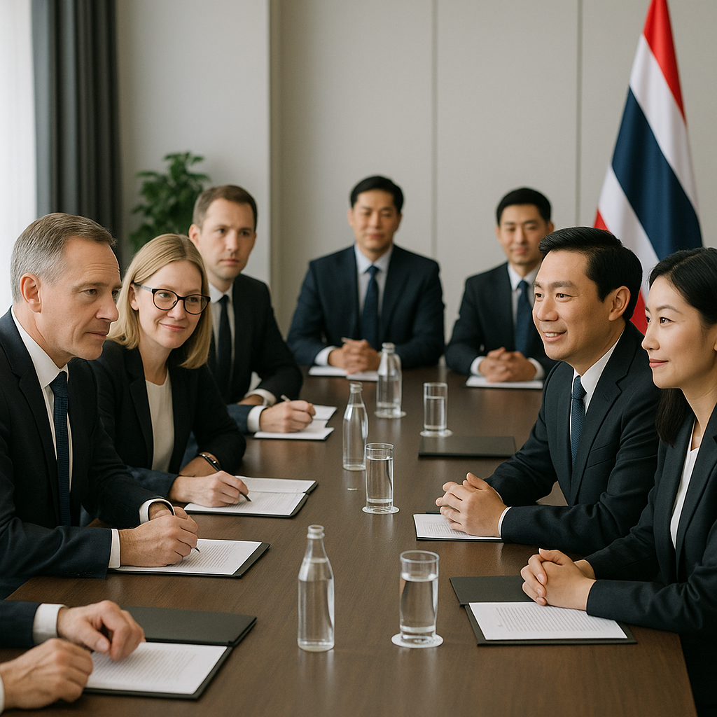 Internationale investorer mødes med thailandske embedsmænd for at drøfte forretningsincitamenter