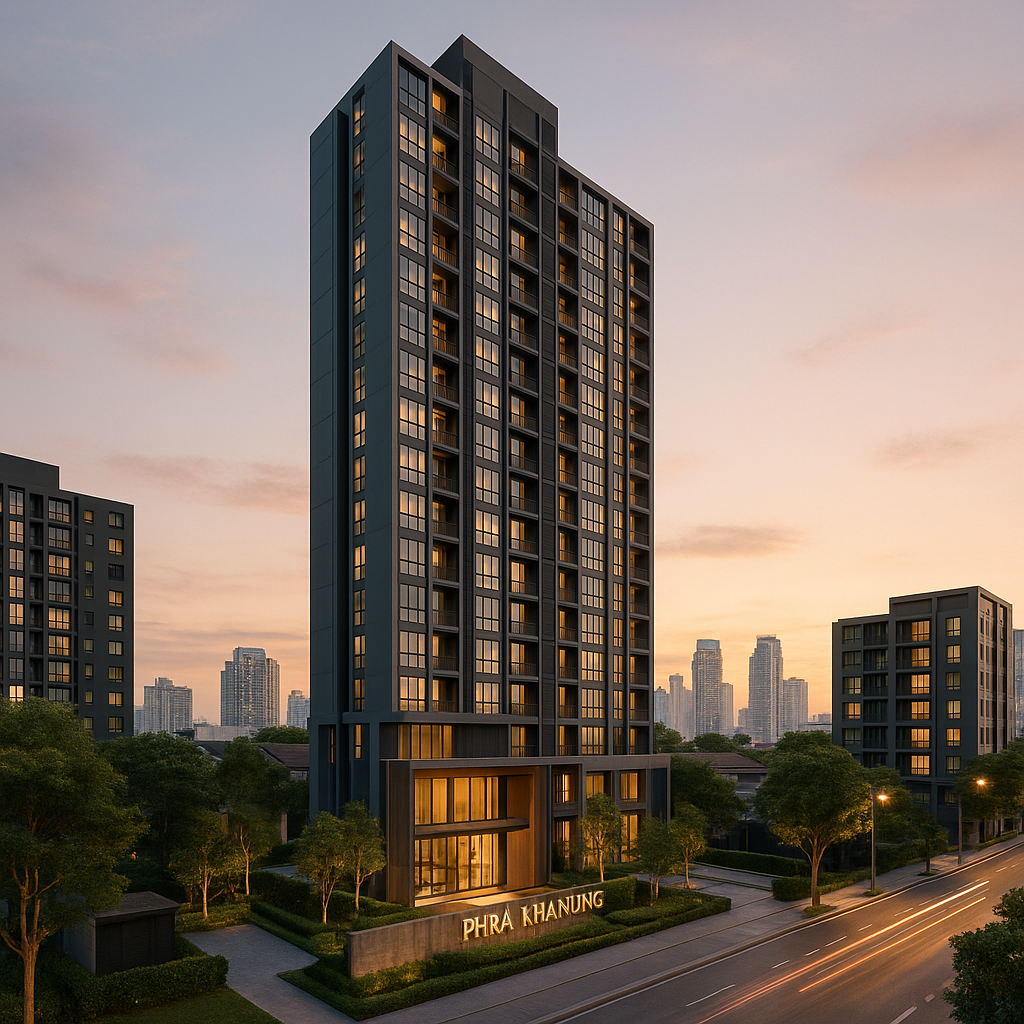 Condominiumbebyggelse i Phra Khanong