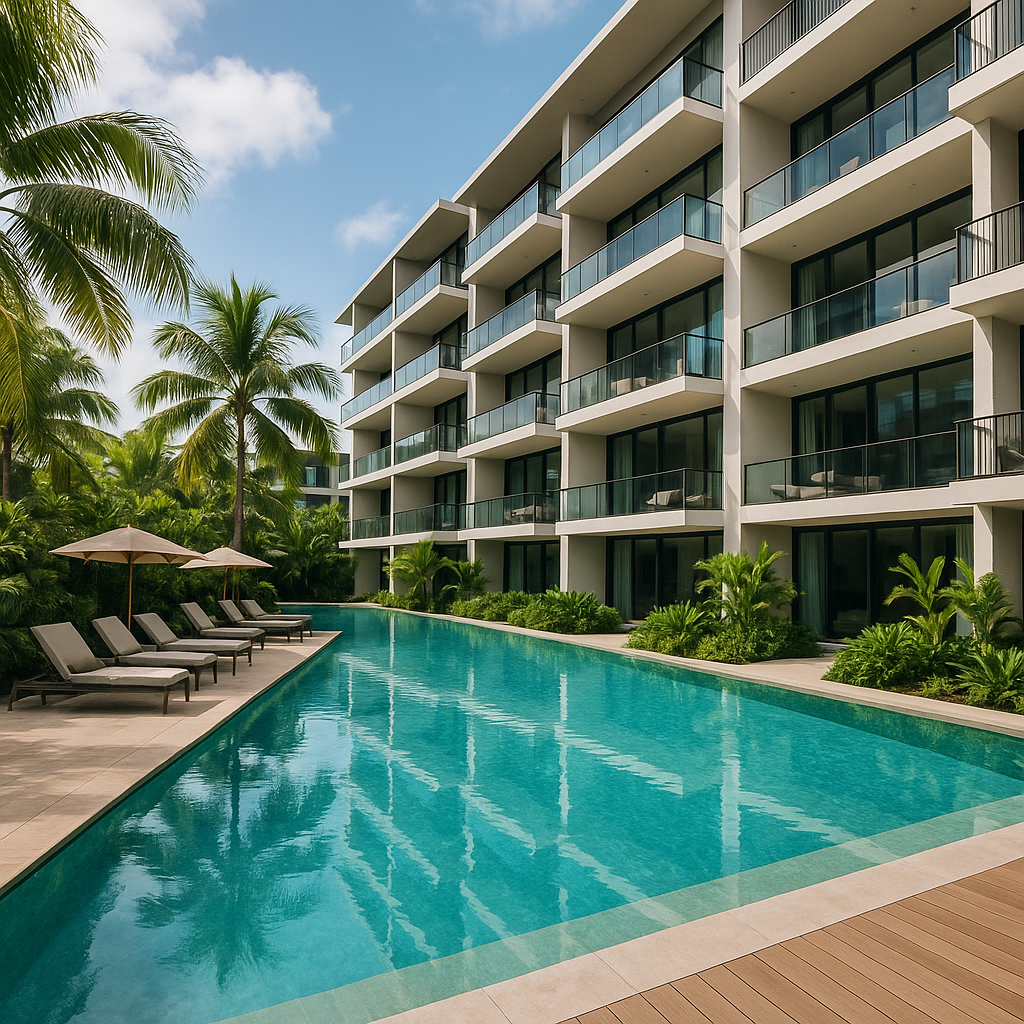 Luksuriøs thailandsk ejerlejlighed med swimmingpool