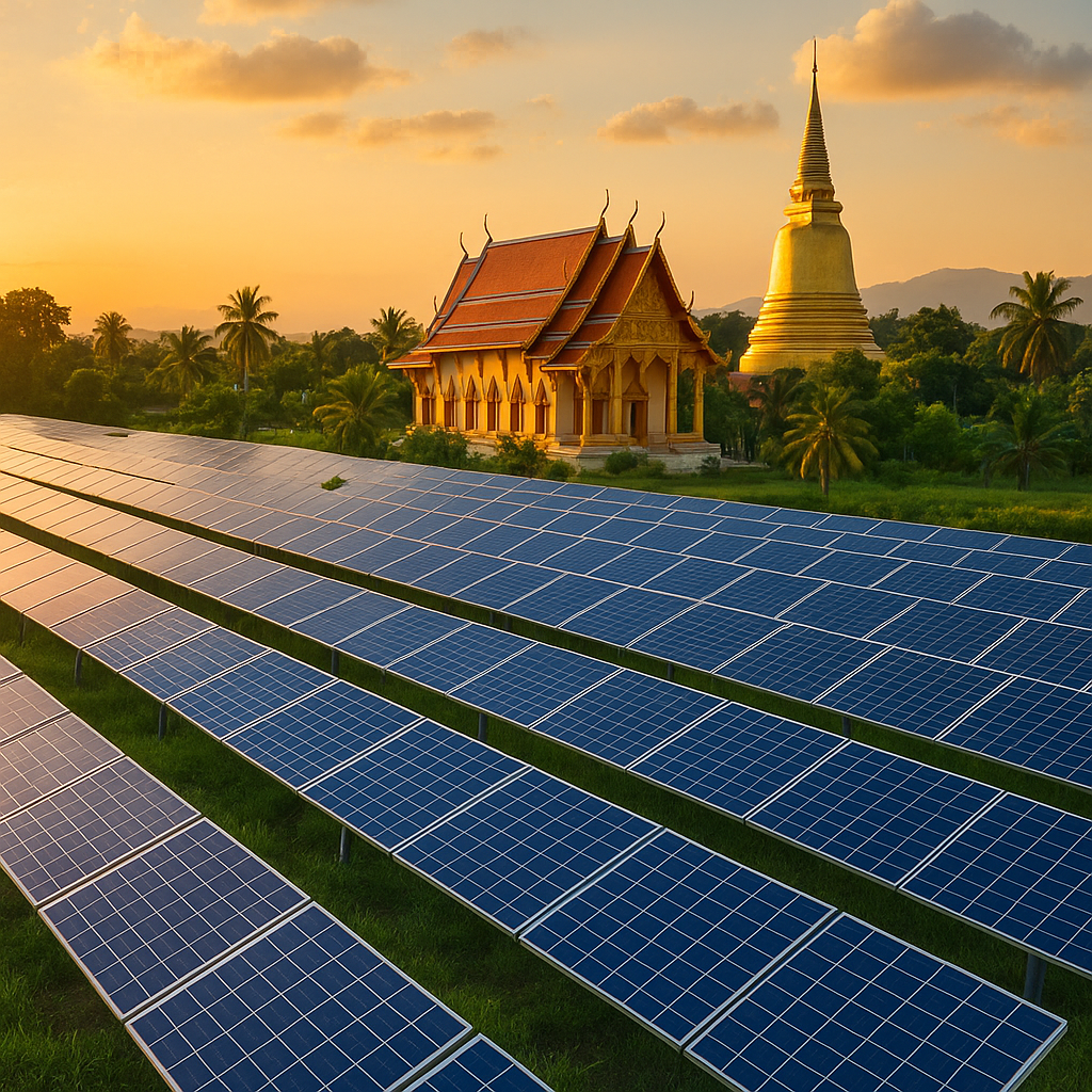 Solenergi-projekt i Thailand