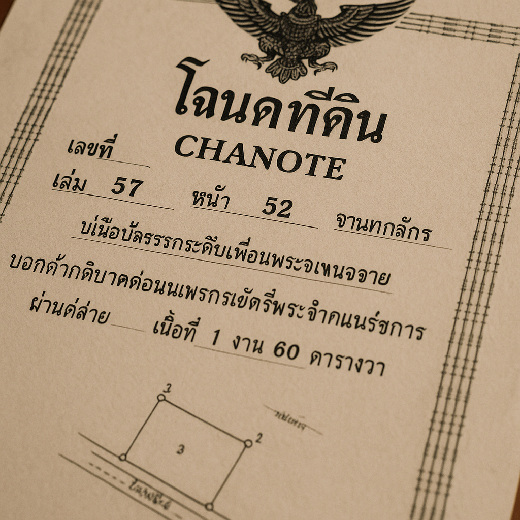 Understanding Thailand's Unique Property Titles