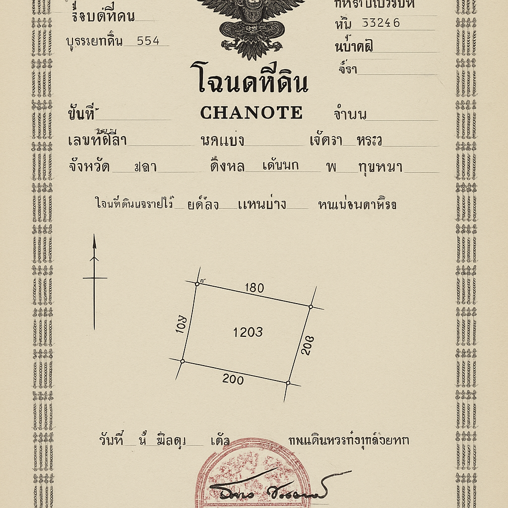 Understanding Thailand's Unique Property Titles