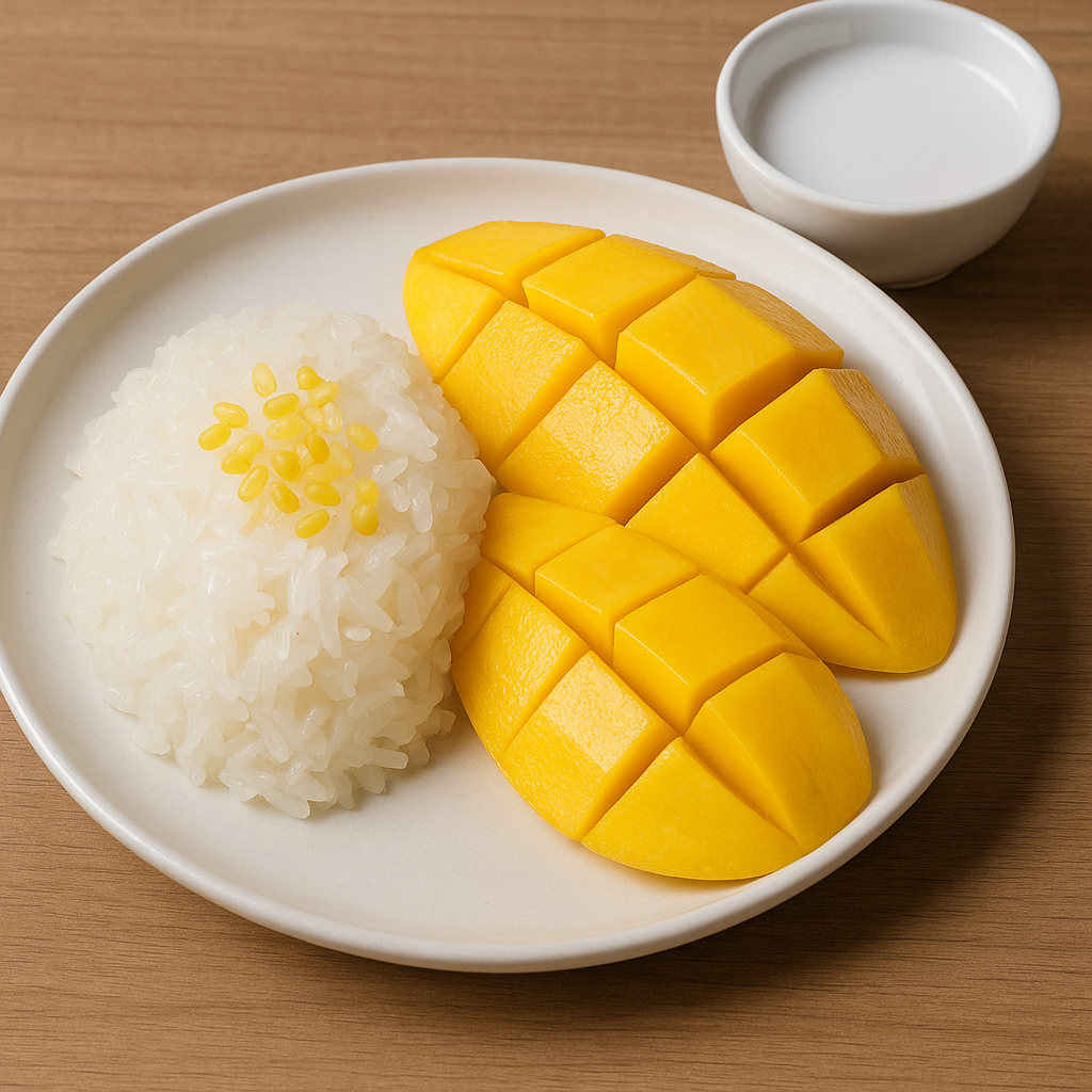Mango Sticky Rice med kokosmælk