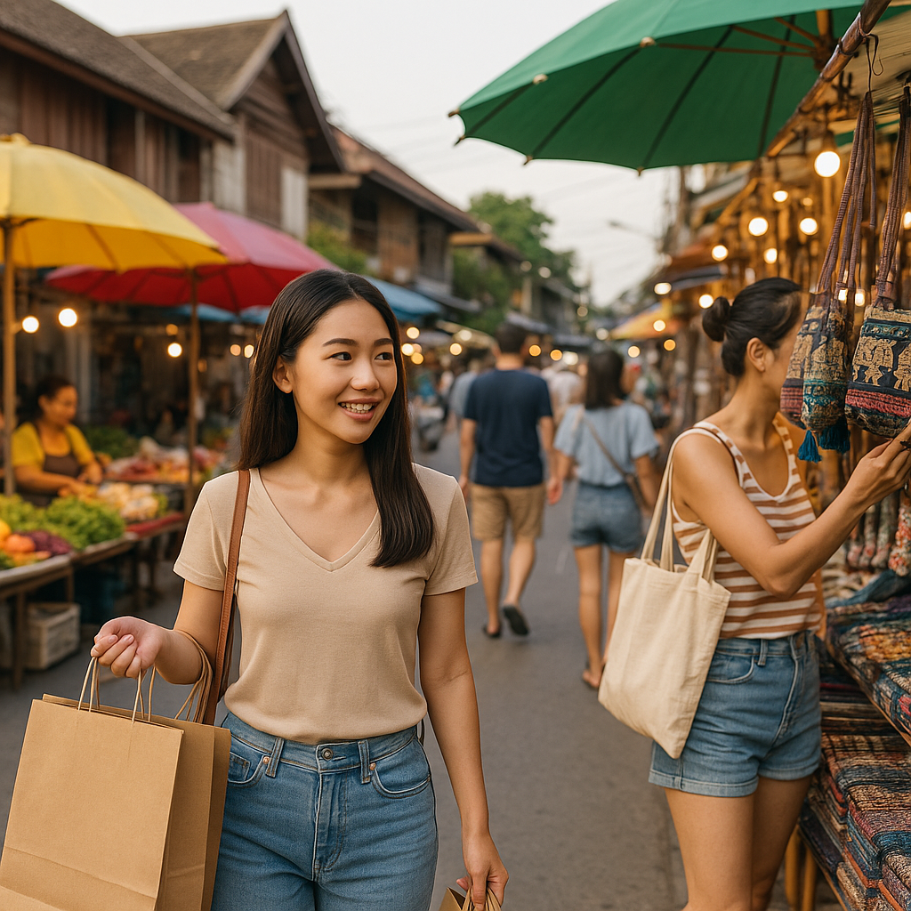 Thailandske gademarkeder: Et shopperparadis