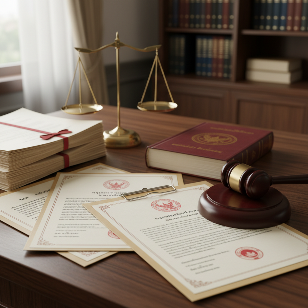 Thai legal documents