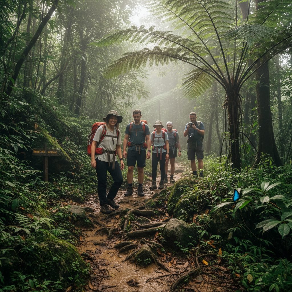 Jungle trekking adventure in Chiang Mai