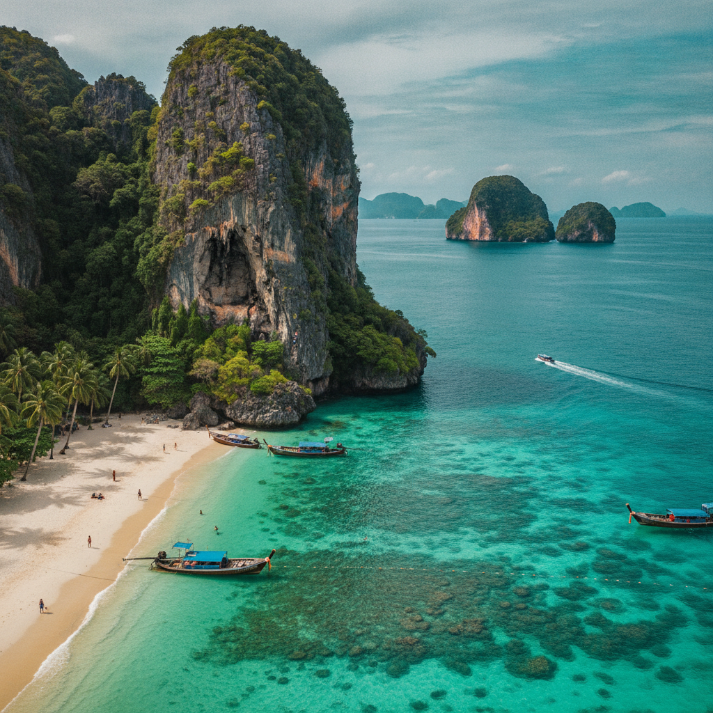 Railay Beach Krabi Thailand